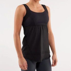 Like New Lululemon Run: Chase Me Tank Black 10